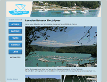 Tablet Screenshot of bateauvertlocation.com